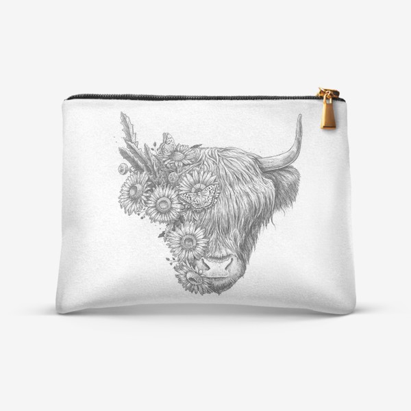 Косметичка «Floral bull»