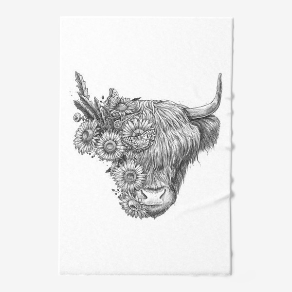 Полотенце «Floral bull»