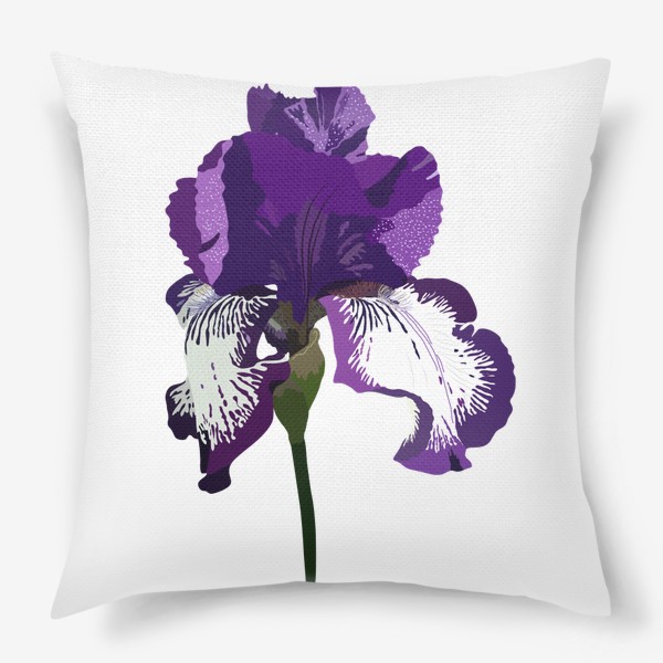 Подушка «Фиолетовый ирис»