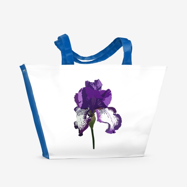 Пляжная сумка «Фиолетовый ирис»