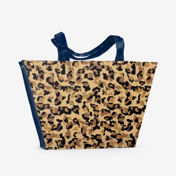 Пляжная сумка «Леопардовый паттерн»