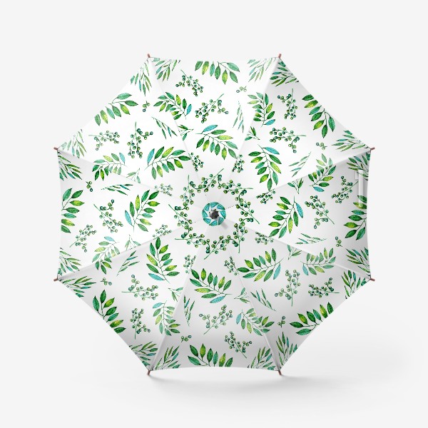 Зонт «Листья и ягоды»