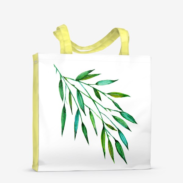 Сумка-шоппер «Акварельные листья 2»