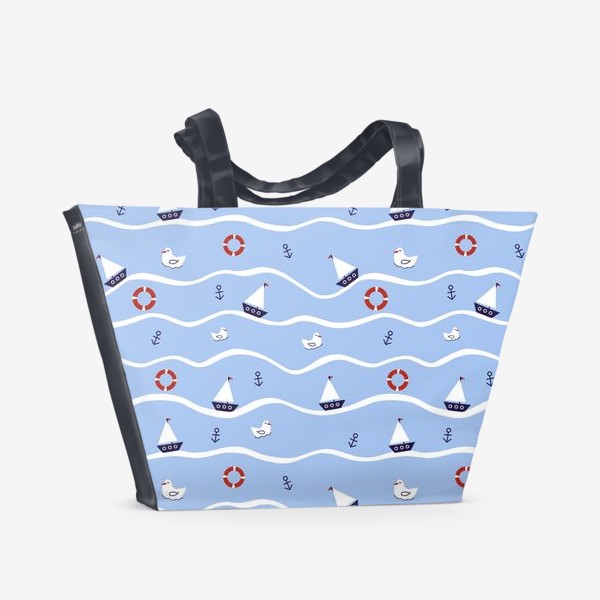 Пляжная сумка «Паттрен морской»