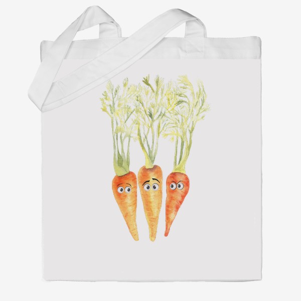 Сумка хб «Морковки - три подружки»