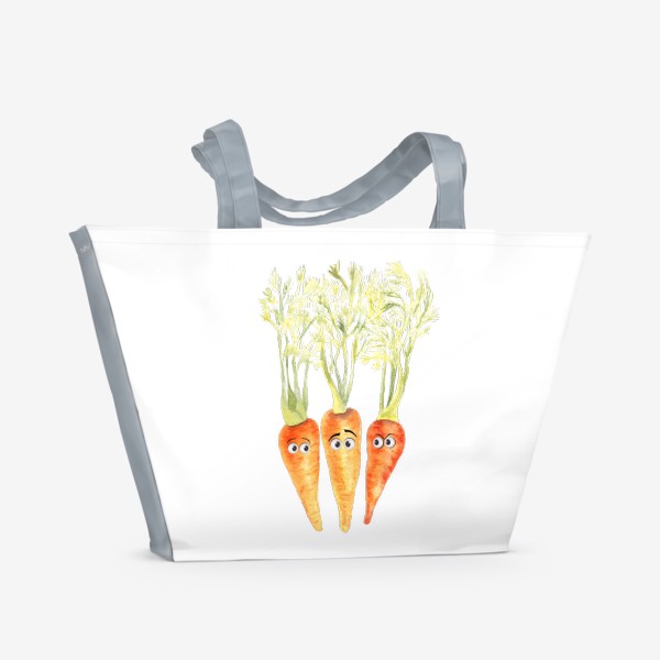 Пляжная сумка «Морковки - три подружки»