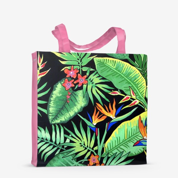 Сумка-шоппер «тропические цветы»