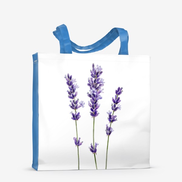 Сумка-шоппер &laquo;Лаванда. Фиолетовые цветы. Летний принт.&raquo;