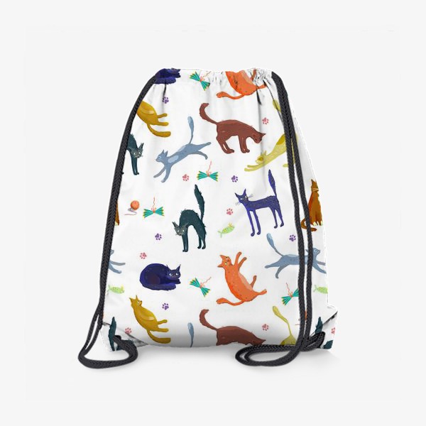 Рюкзак «Коты разноцветные»
