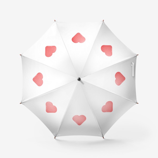Зонт «Акварельное сердце»