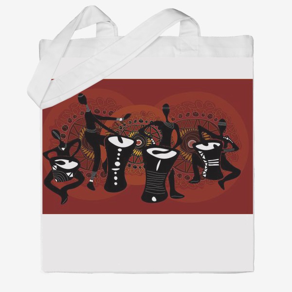 Сумка хб «A group of black musicians»