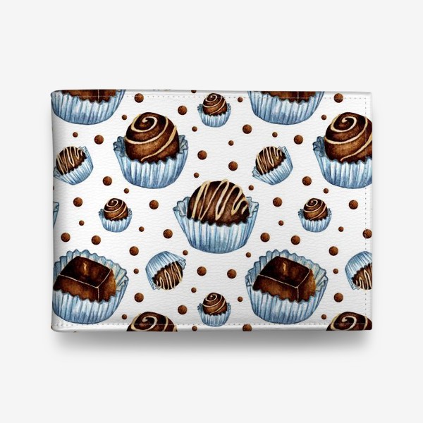 Кошелек «Паттерн шоколадные конфеты»
