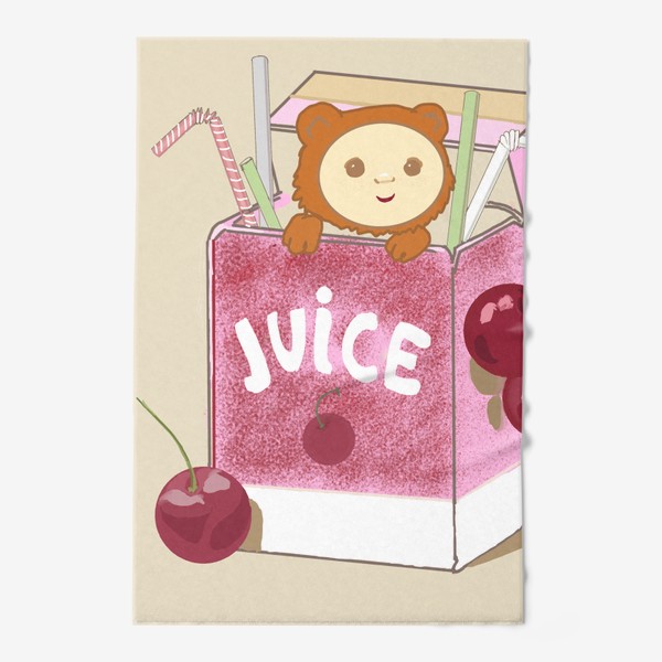 Полотенце «Веселый вишневый сок»