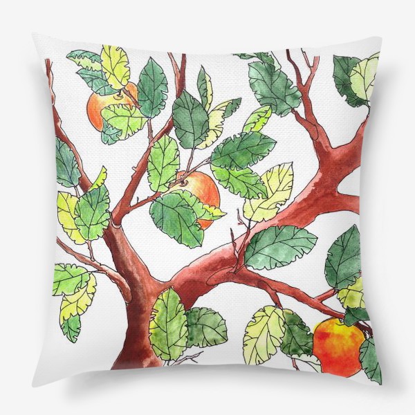 Подушка «Летние яблоки»