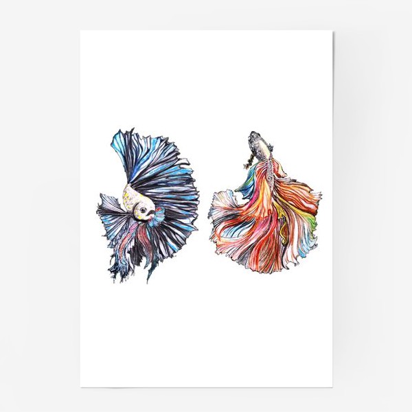 Постер «рыбки рыба »