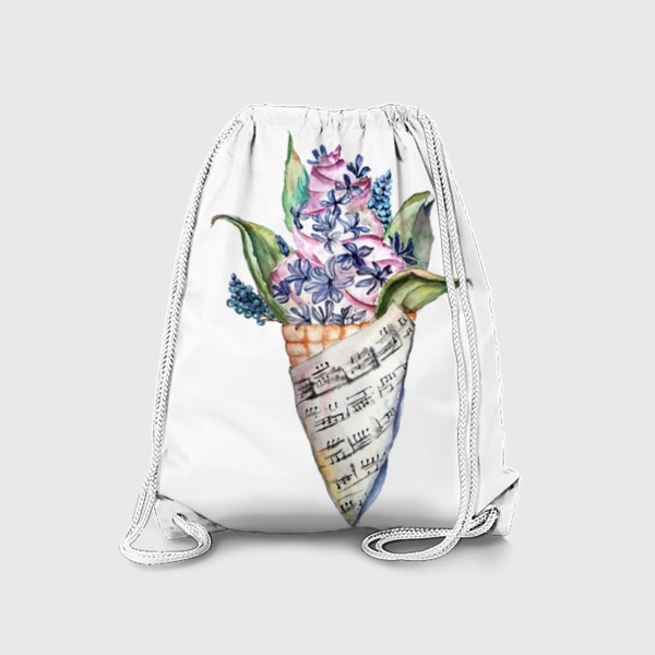 Рюкзак «Мороженое лето цветы»
