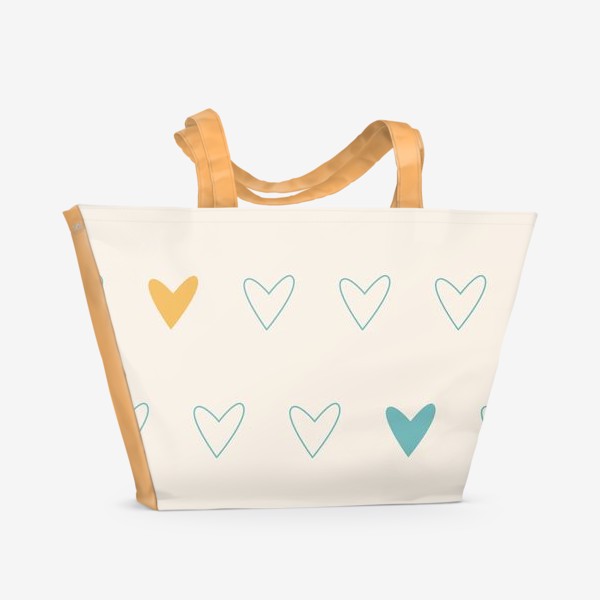 Пляжная сумка «Sea hearts»