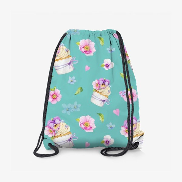 Рюкзак «капкейк с цветами»