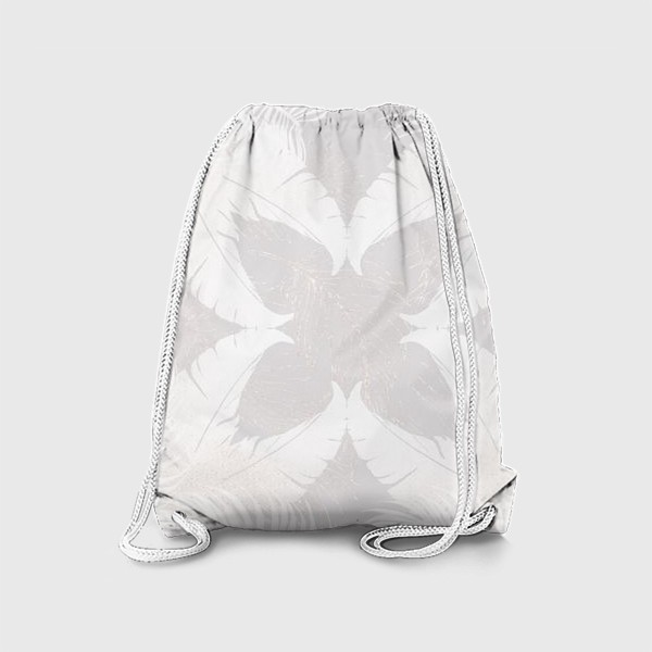 Рюкзак «Белые пальмовые листья»