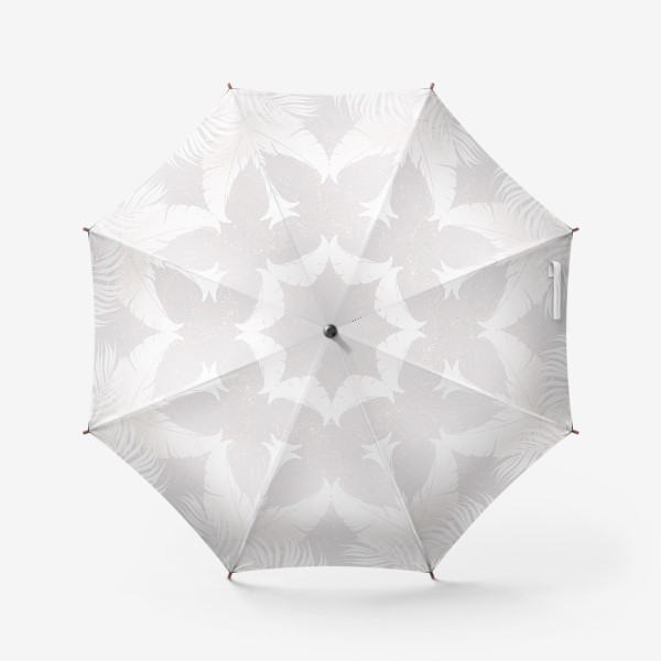 Зонт «Белые пальмовые листья»