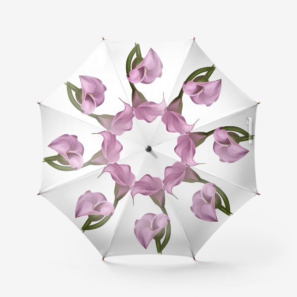 Зонт «Розовые каллы»