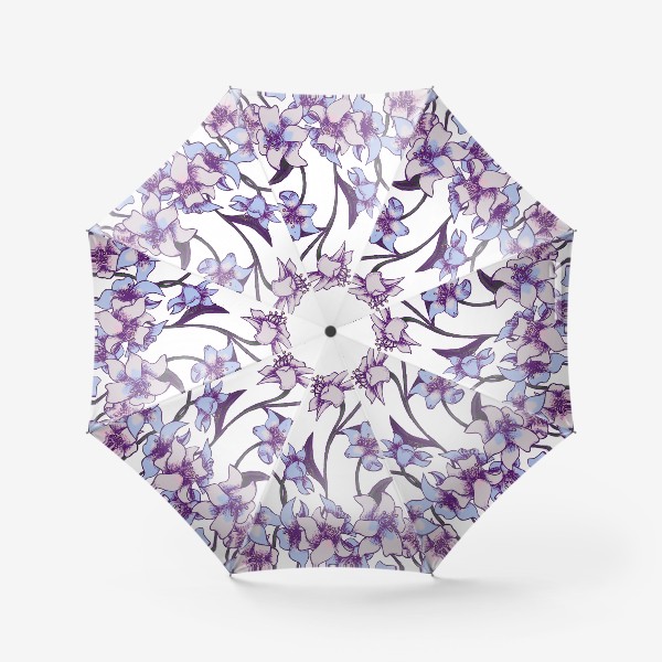 Зонт «Лилии синие»