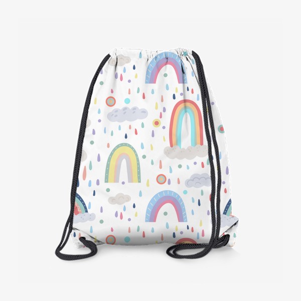 Рюкзак «Разноцветный дождь и радуга»