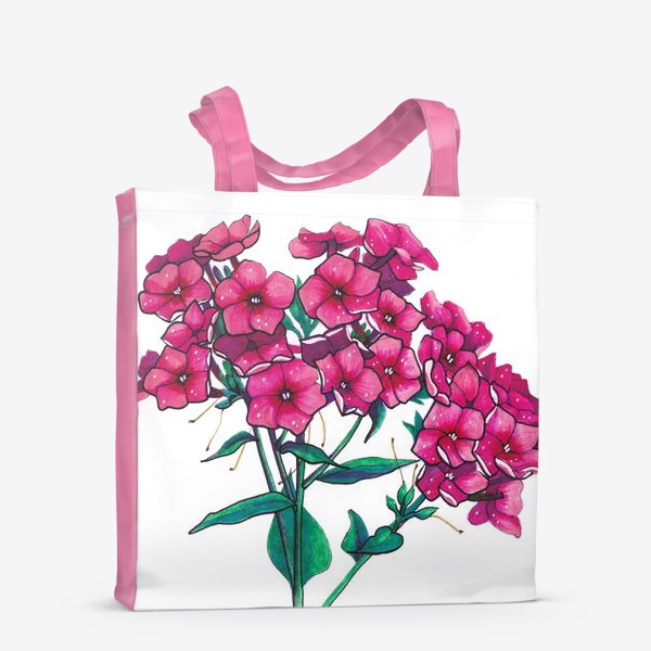 Сумка-шоппер «Цветы Флоксы»