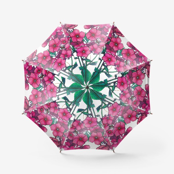 Зонт «Цветы Флоксы»