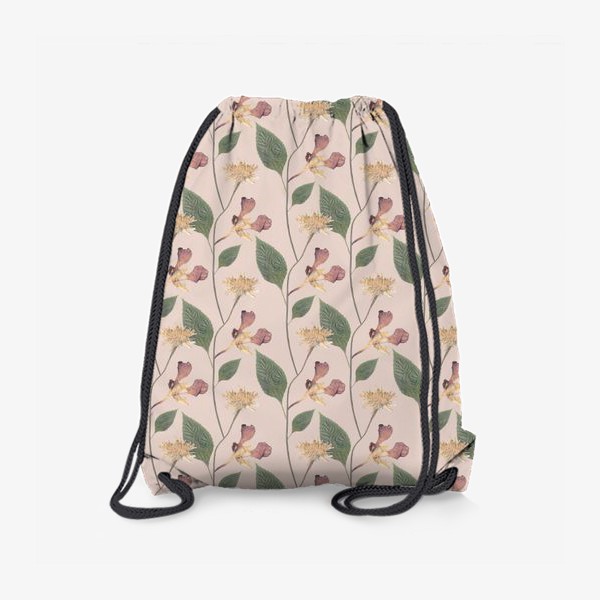 Рюкзак «Узор из засушенных цветов»