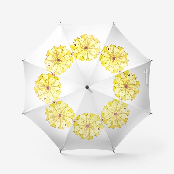 Зонт «Цветок желтый»