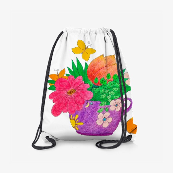 Рюкзак «Летний букет цветов»