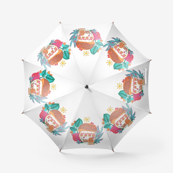 Зонт «Домик грибок»