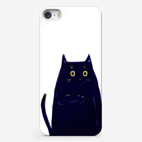 Чехол iPhone «Черная кошка»