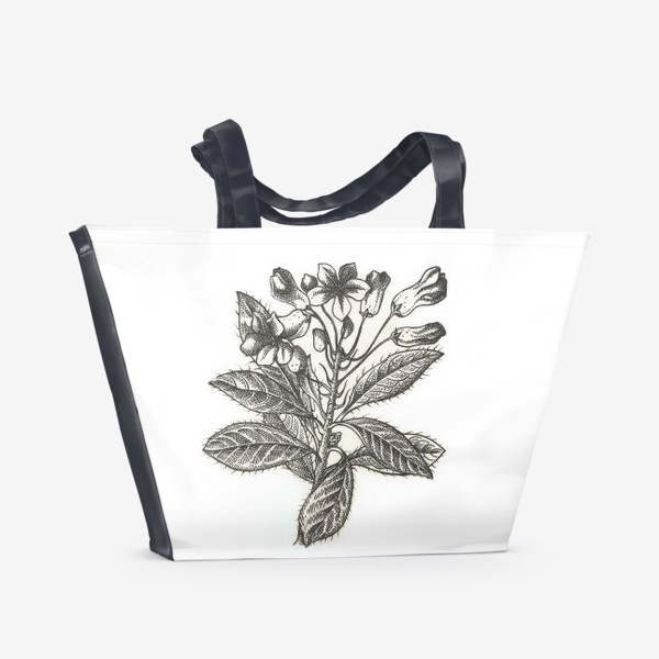 Пляжная сумка &laquo;Цветок "Летнее цветение"&raquo;