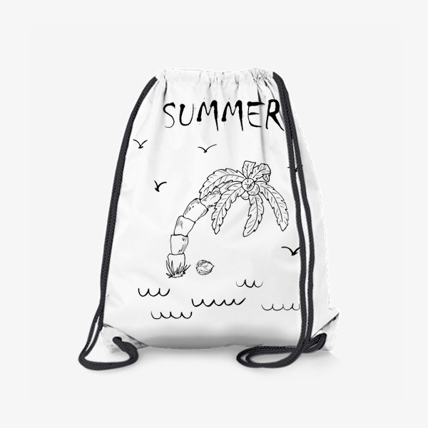 Рюкзак «пальмы, море, лето»