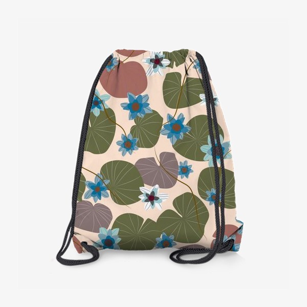 Рюкзак «водяные лилии, лотосы»