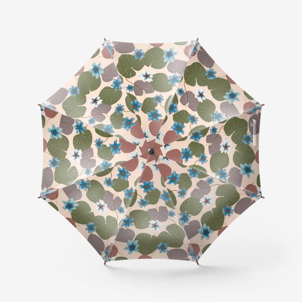 Зонт «водяные лилии, лотосы»