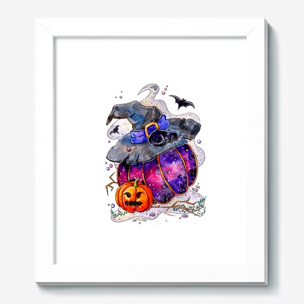 Картина «Хэллоуин тыква - космос»