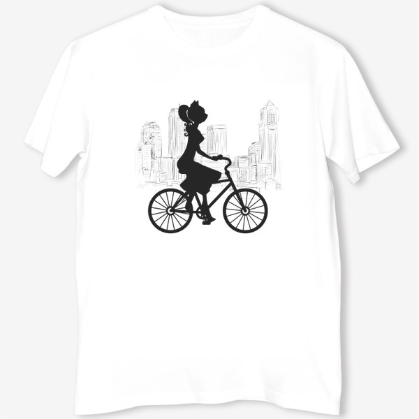 Футболка «Bicycle Ladycat»