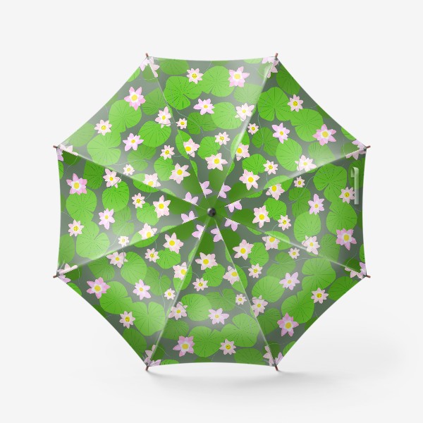 Зонт «лотосы, водяная лилия»