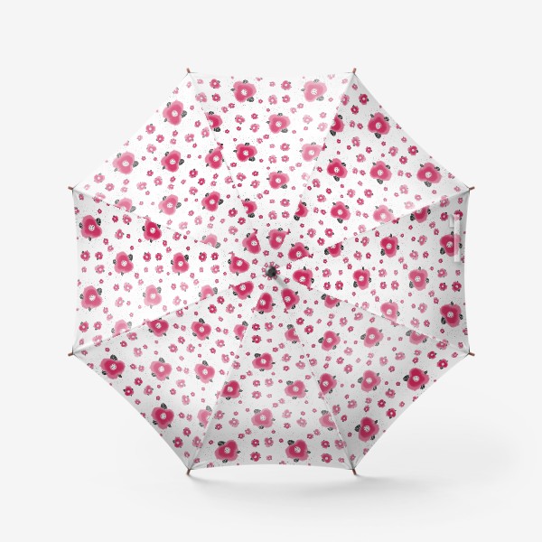Зонт «Красный цветок»