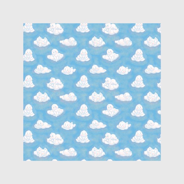 Скатерть ««Cloud Babies | Облачные младенцы» паттерн»