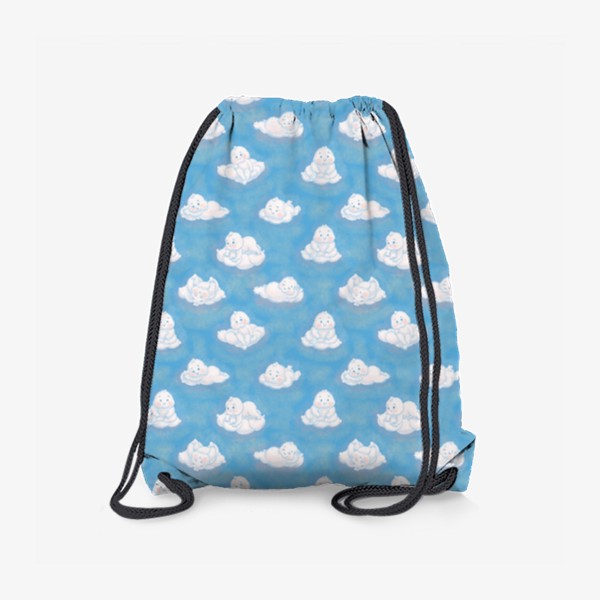 Рюкзак ««Cloud Babies | Облачные младенцы» паттерн»