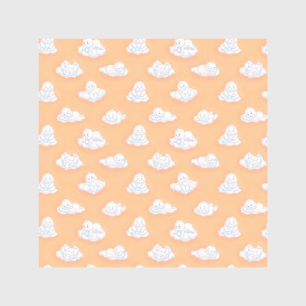 Скатерть ««Cloud Babies | Облачные младенцы» паттерн»