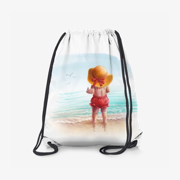 Рюкзак «Девочка на пляже»