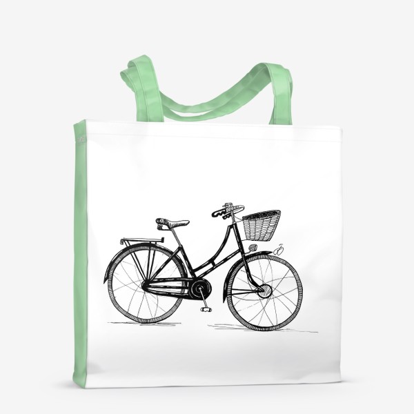 Сумка-шоппер «велосипед»