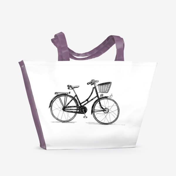 Пляжная сумка &laquo;велосипед&raquo;
