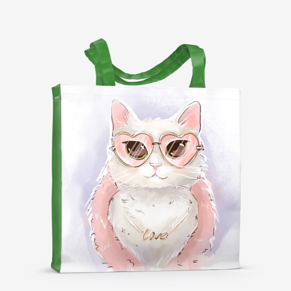 Сумка-шоппер «Гламурная кошка»