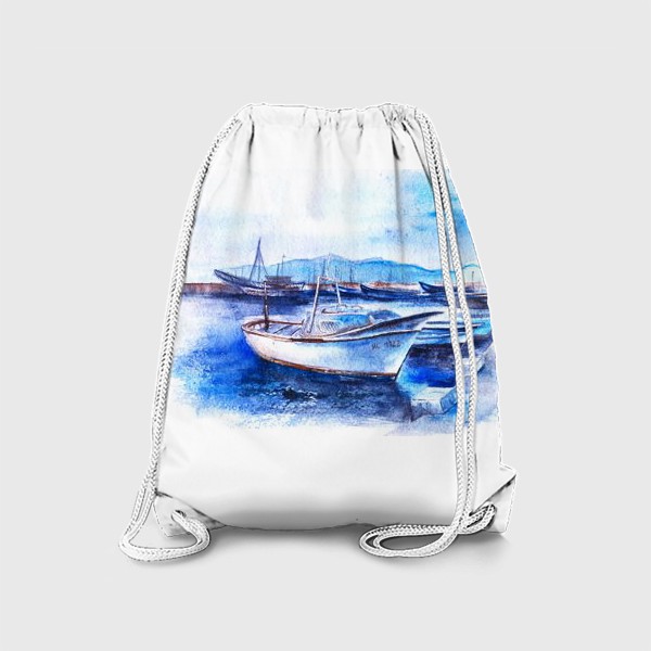 Рюкзак «Лодочки в море»